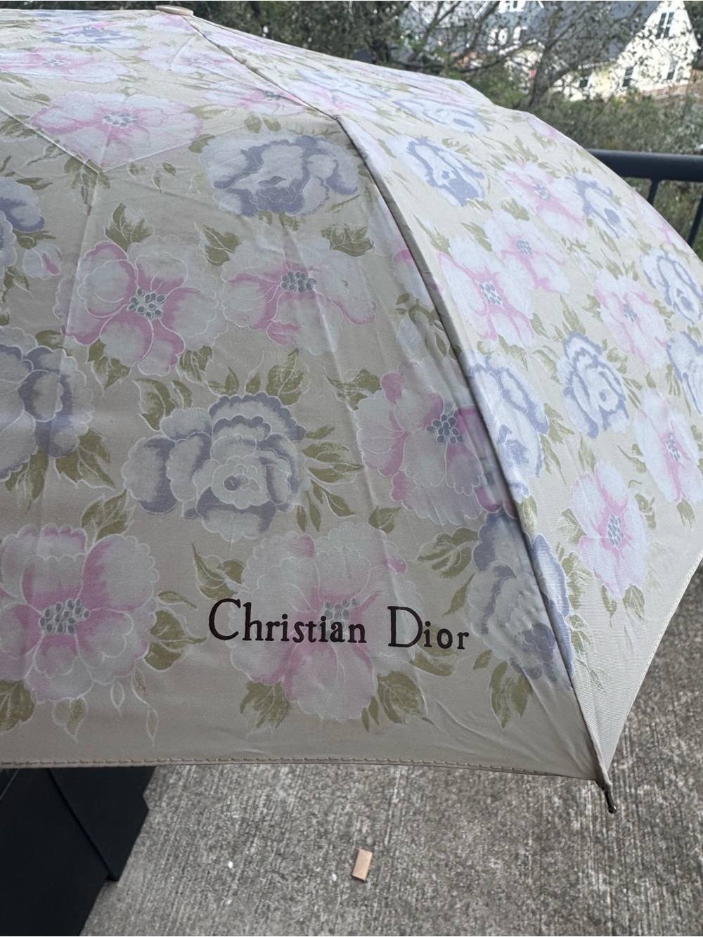 Dior Floral Printed Pink & Lavender Drapery Panel